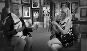 Christi Cones on Who Is America with Sacha Baron Cohen as aspiring ex-con artist. 